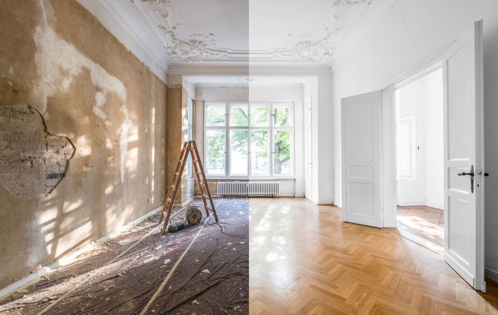wall renovation and remodeling in london
