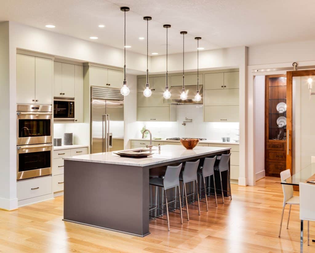 modern kitchen lighting fixtures in london
